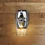 2_Joliet 9 1/2" High Brushed Nickel Wall Sconce