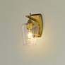 2_Joliet 9 1/2" High Olde Brass Wall Sconce