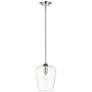 2_Joliet 9" Wide Chrome Mini Pendant w/ Clear Glass