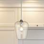 1_Joliet 9" Wide Chrome Mini Pendant w/ Clear Glass