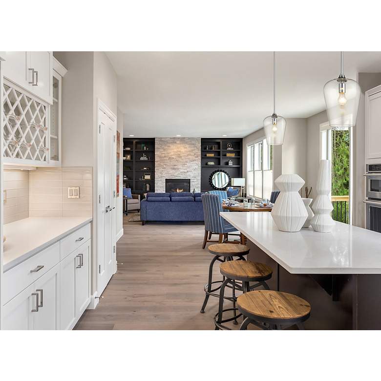 Image 3 Joliet 9" Wide Chrome Mini Pendant w/ Clear Glass more views