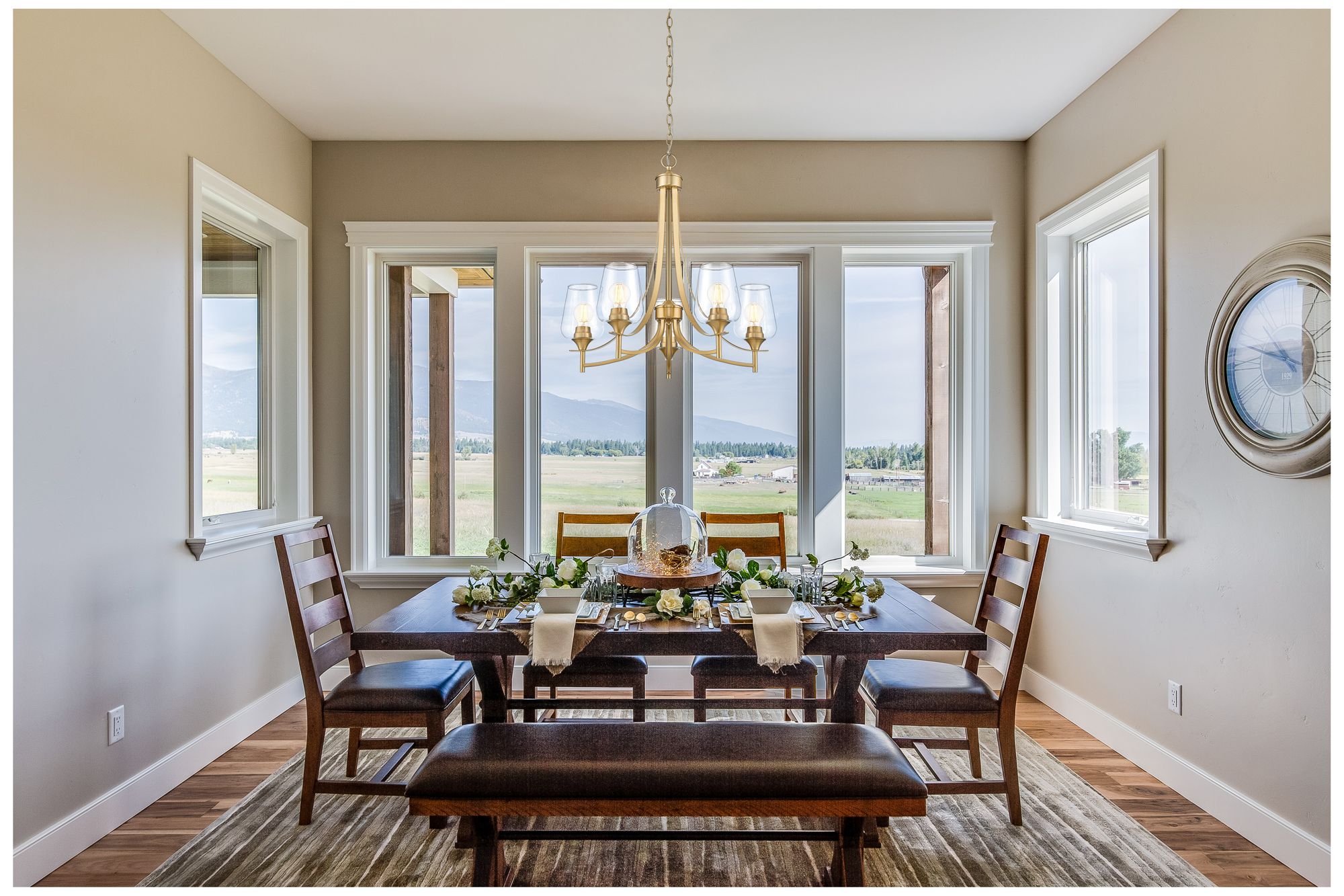 Image 2 Joliet by Z-Lite 25 inch Burnished Brass 5 Light Chandelier more views