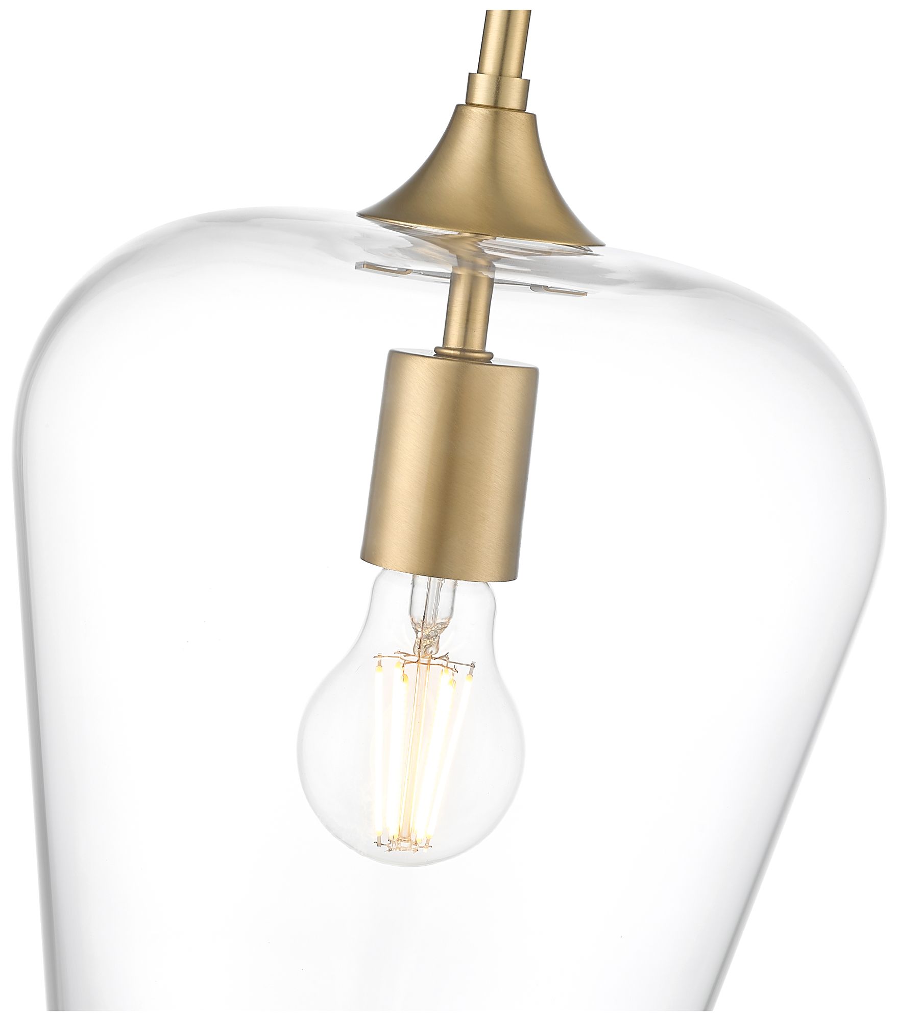 Image 6 Joliet by Z-Lite 9 inch Burnished Brass 1 Light Pendant more views