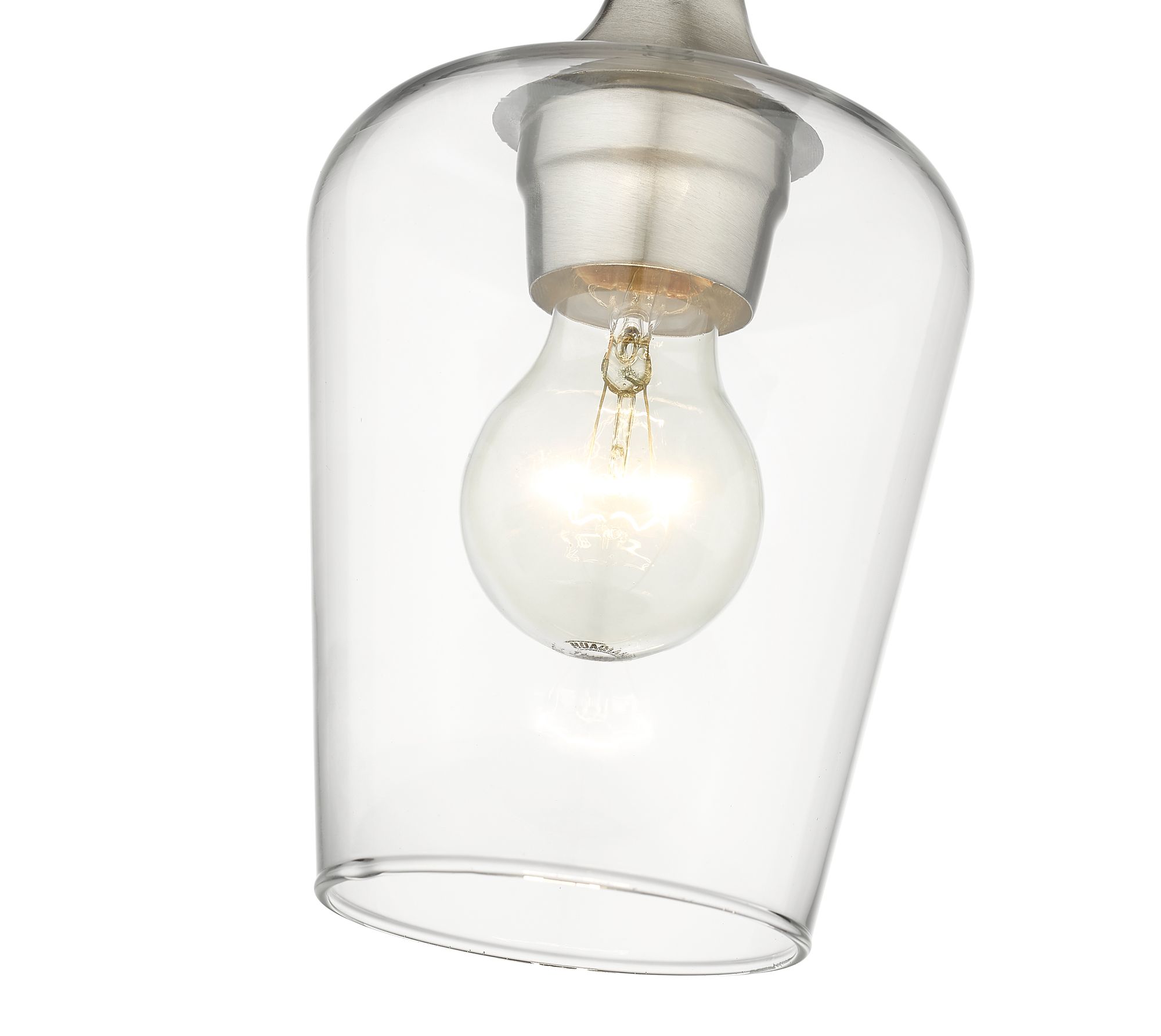 Image 6 Joliet by Z-Lite Brushed Nickel 5.5 inch 1 Light Flush Mount more views