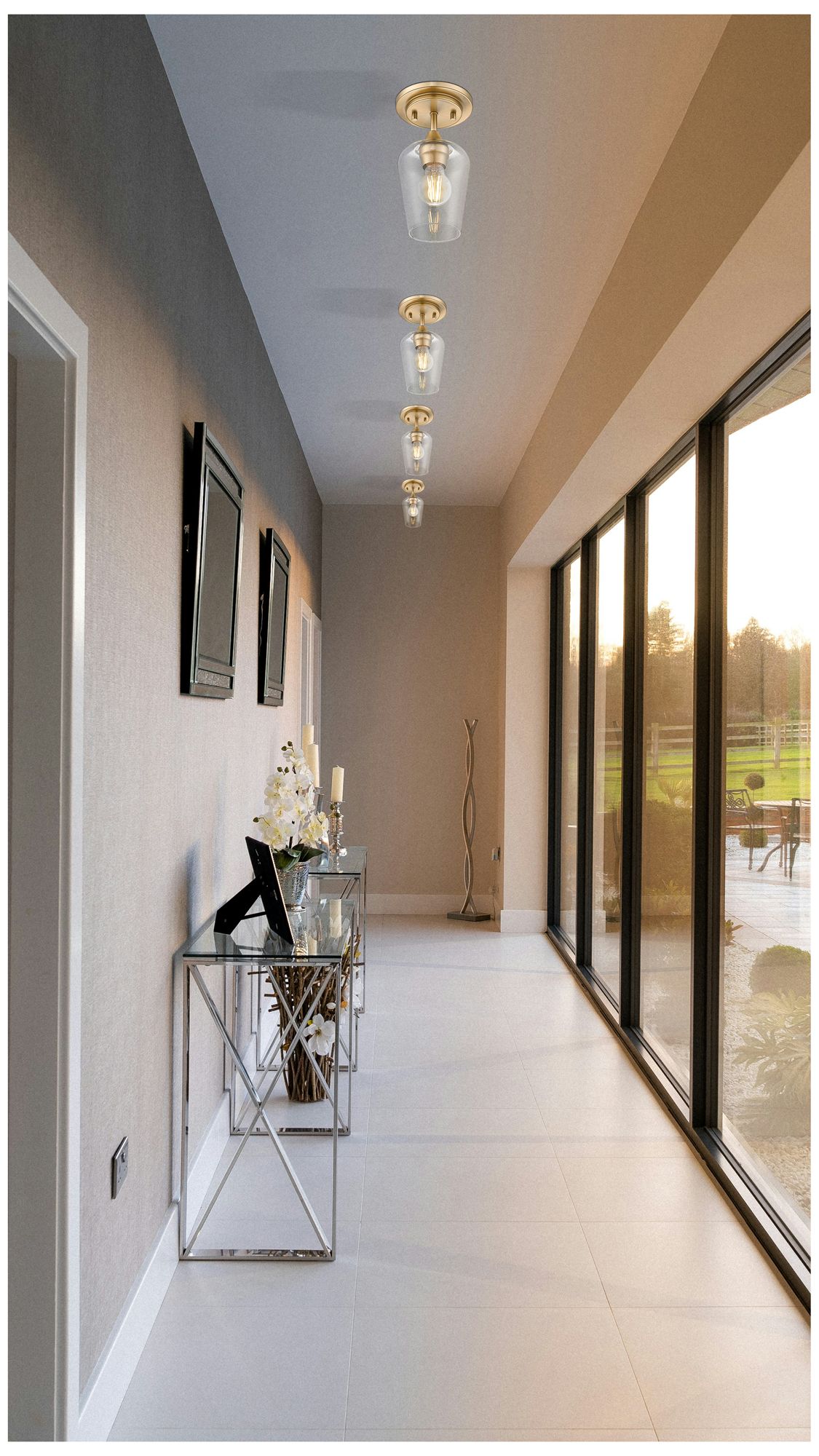 Image 3 Joliet by Z-Lite Burnished Brass 1 Light Flush Mount more views