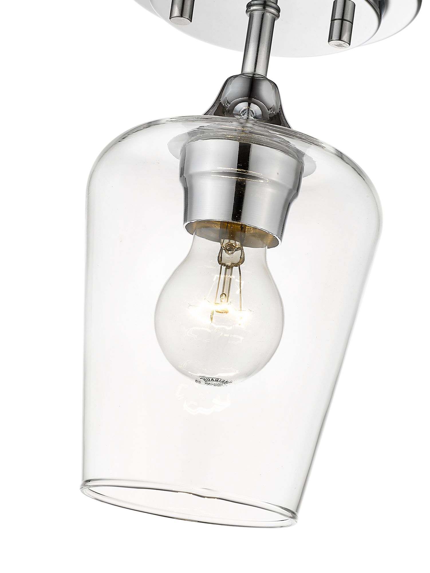 Image 7 Joliet by Z-Lite Chrome 5.5 inch 1 Light Flush Mount more views