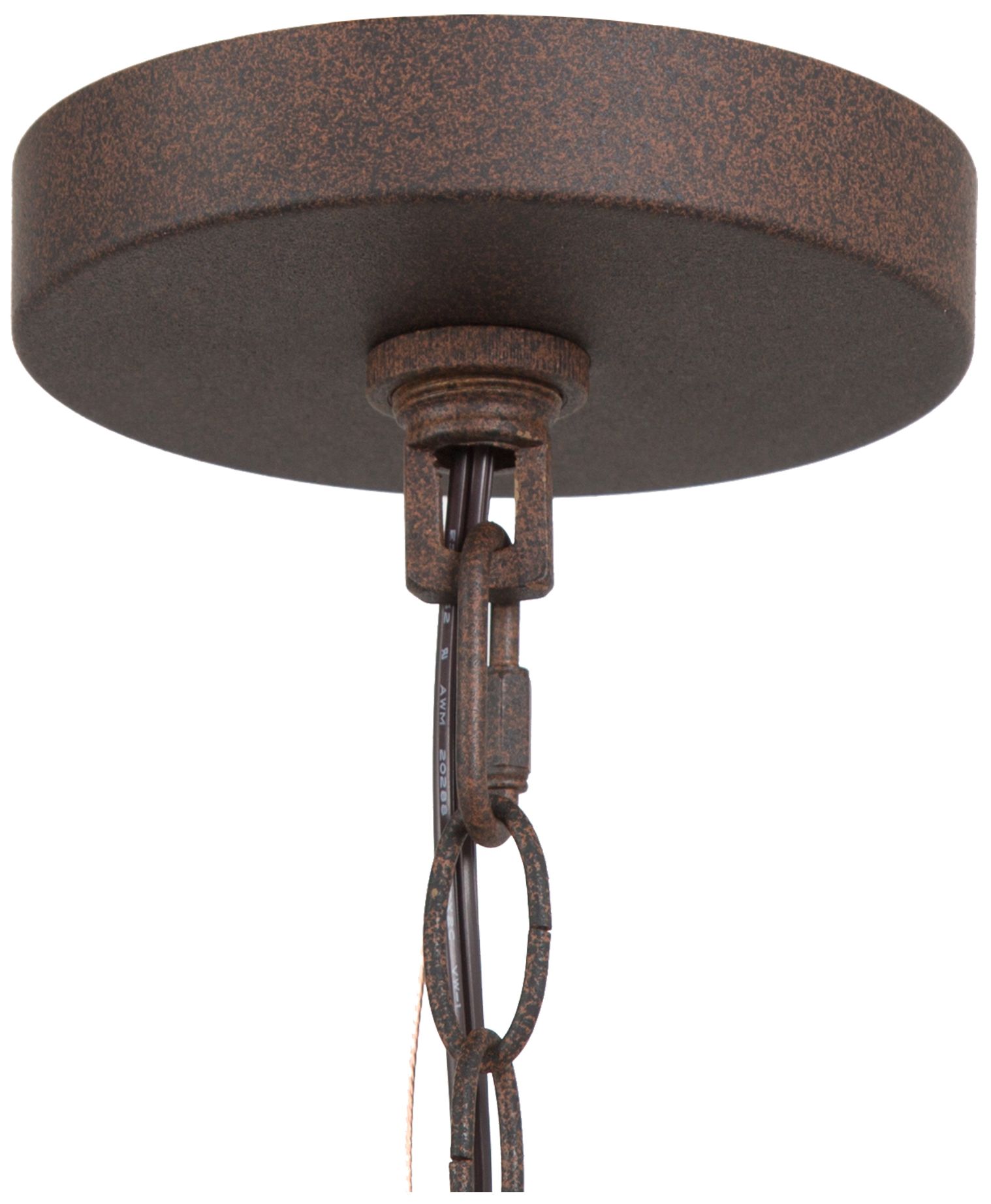 Image 3 Jolla 13.8" Wide Distressed Wood 3-Light Unique Chandelier more views