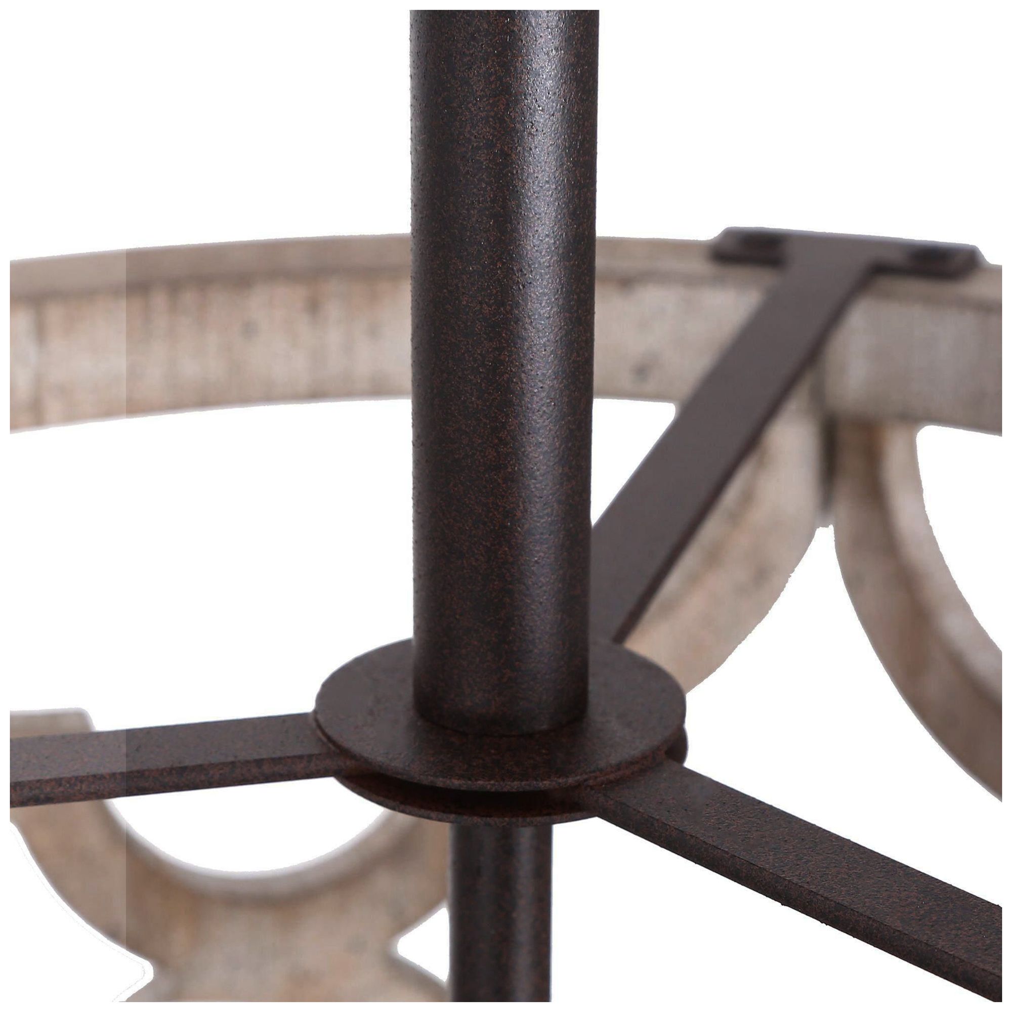 Jolla 14" Wide Drum Wood 3-Light Ceiling Light