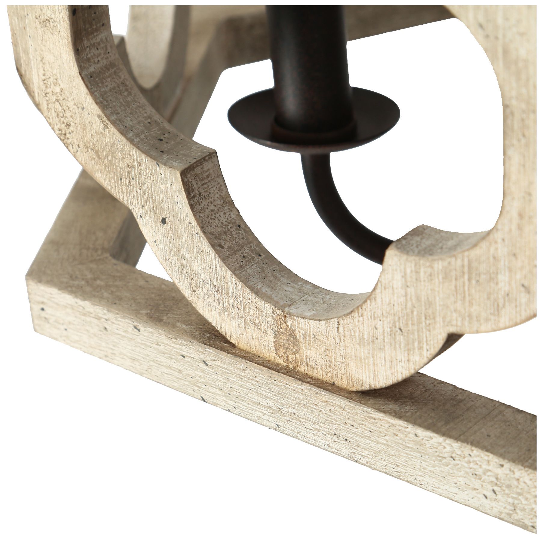 Image 3 Jolla 14" Wide Wood 3-Light Ceiling Light more views