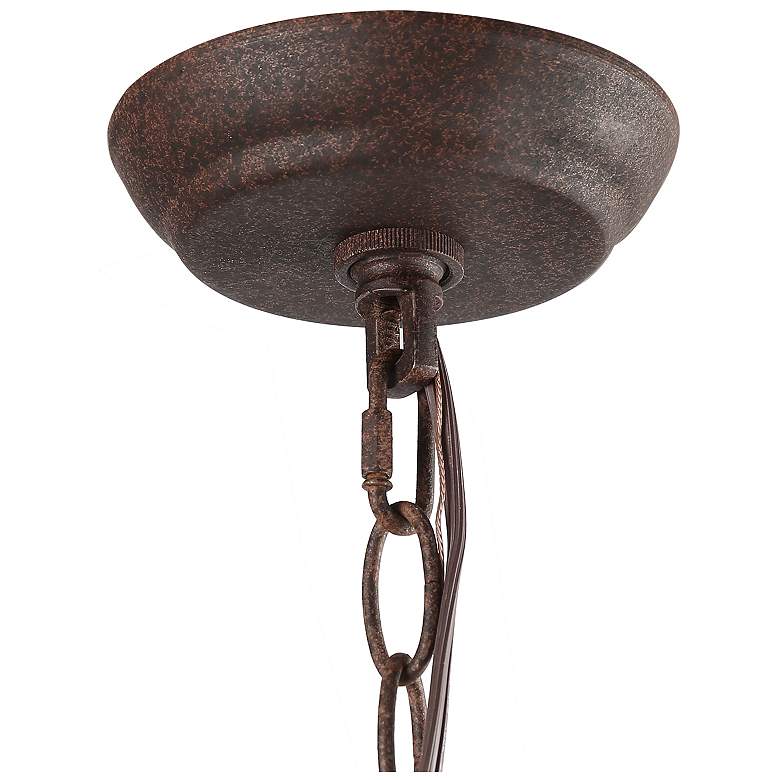 Image 2 Jolla 16.5" Wide 3-Light Natural Wood Lantern Chandelier more views