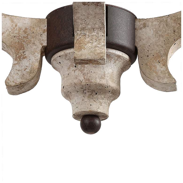 Image 4 Jolla 16.5" Wide 3-Light Natural Wood Lantern Chandelier more views