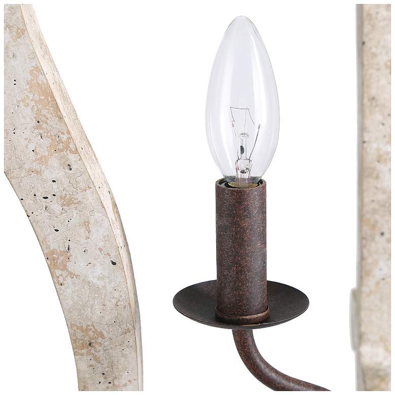 Image 5 Jolla 16.5" Wide 3-Light Natural Wood Lantern Chandelier more views