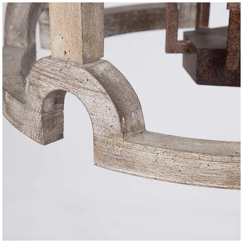 Image 4 Jolla 16.5" Wide 5-Light Wood Cylinder Chandelier more views