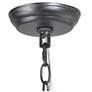 2_Jolla 19.7" Wide 4-Light Distressed Wood Pendant Drum Chandelier more views