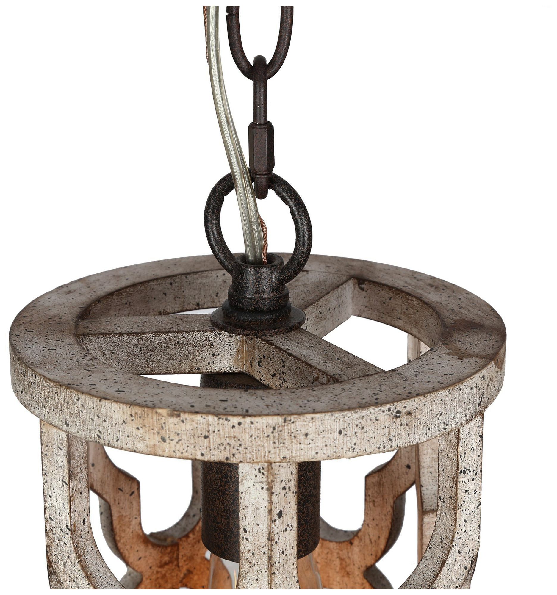 Thumbnail3 of Jolla Farmhouse 6.1" Wide 1-Light Wood Pendant Light more views