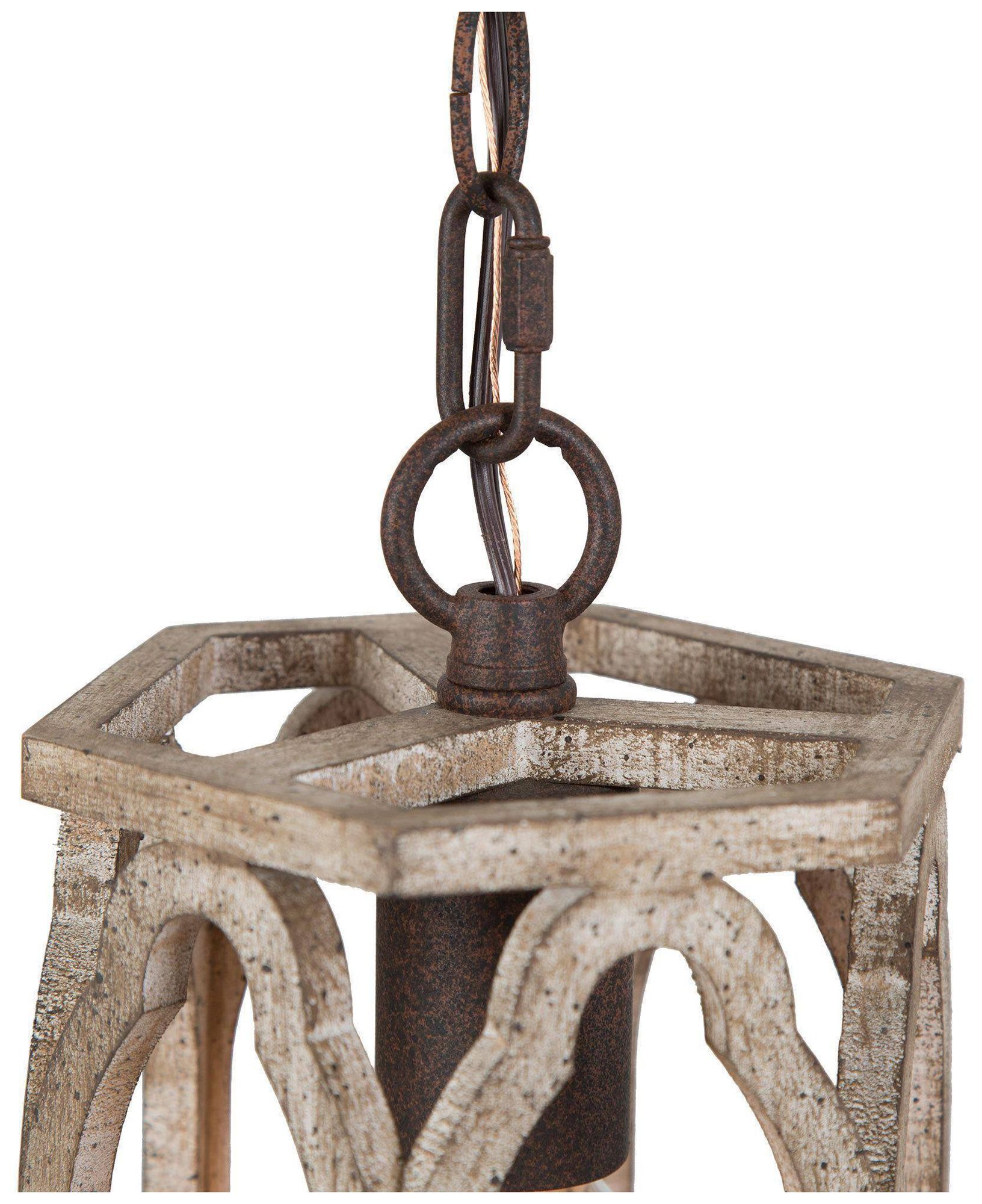 Image 4 Jolla Farmhouse 6" Wide1-Light Wood Pendant Light more views