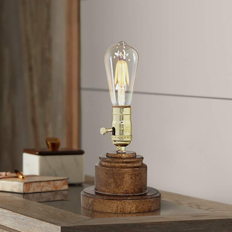 Image 1 Jonah 11 1/2" High Edison LED Accent Lamp