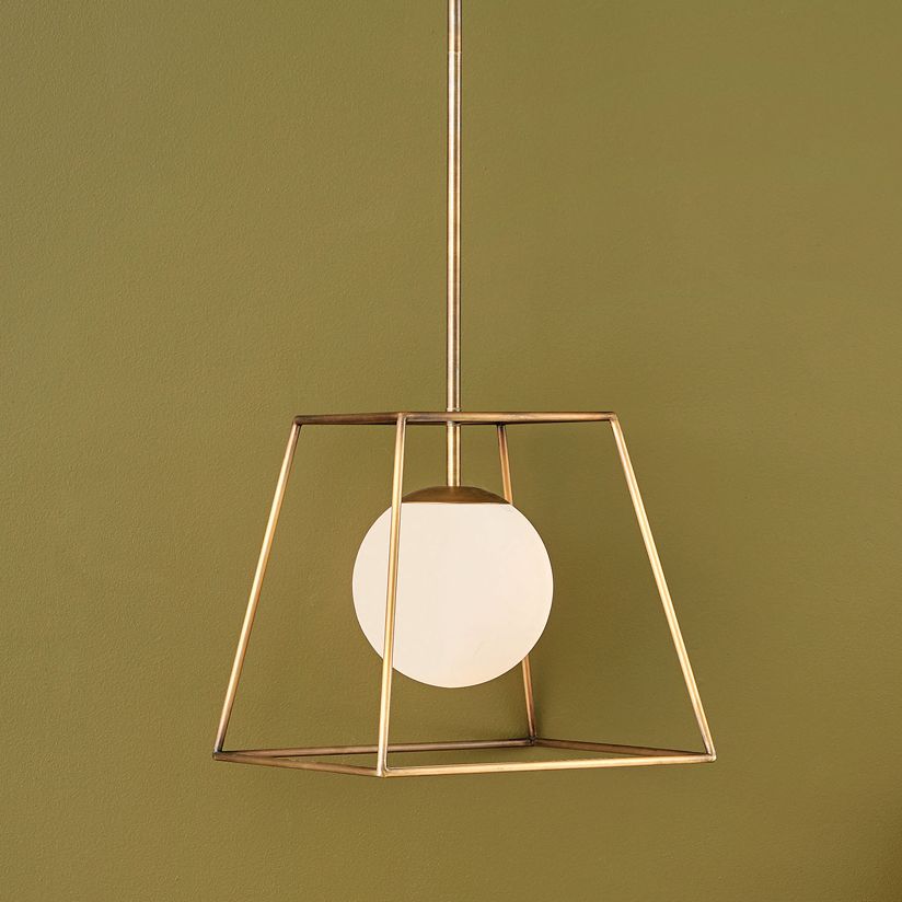 Image Jonas 13"W Heritage Brass Pendant Light by Hinkley Lighting