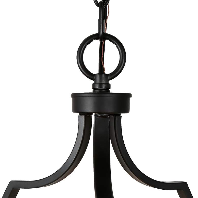 Image 6 Jonas 14 1/2" Wide Black and Gold 3-Light Chandelier more views