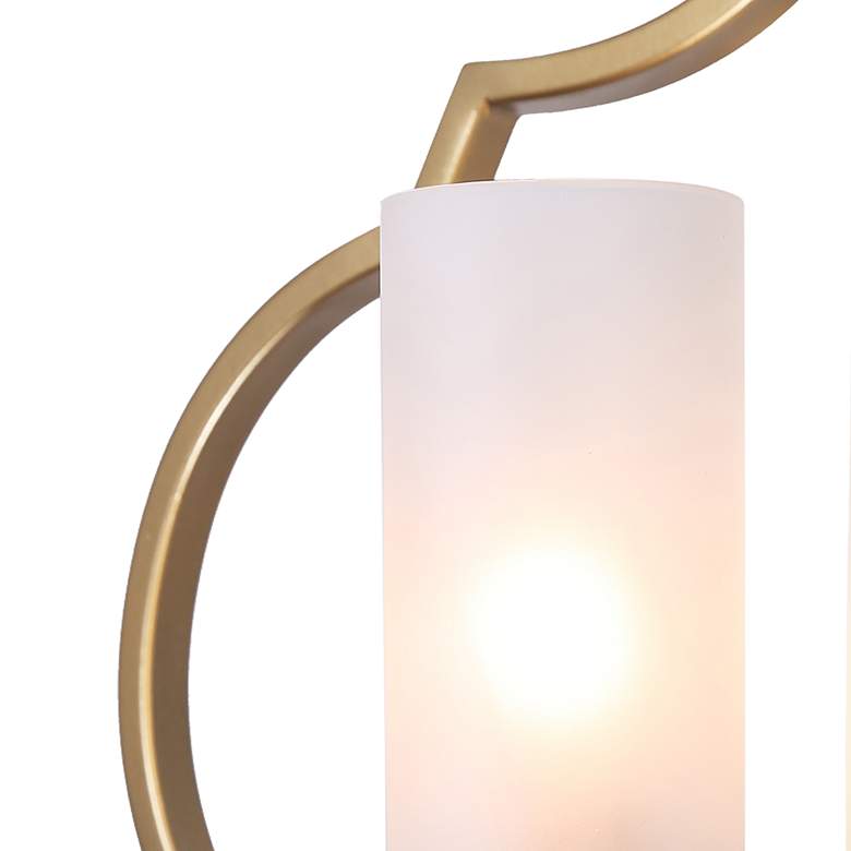 Image 3 Jonas 14 1/2" Wide Gold 3-Light Chandelier more views