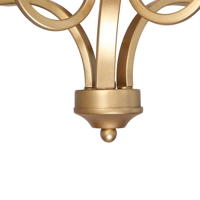 Image 4 Jonas 14 1/2 inch Wide Gold 3-Light Chandelier more views