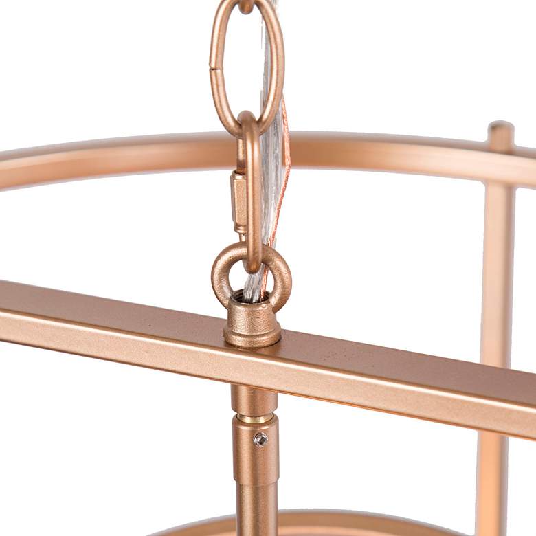 Image 3 Jonas 14" Wide Gold 3-Light Chandelier more views