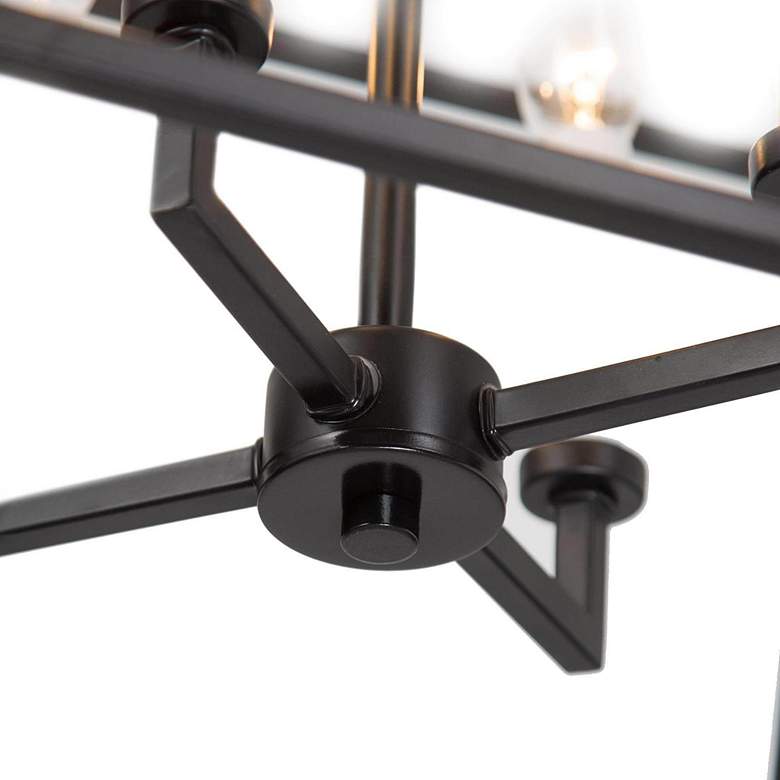 Image 5 Jonas 17 1/2" Wide Black Metal 4-Light Lantern Chandelier more views