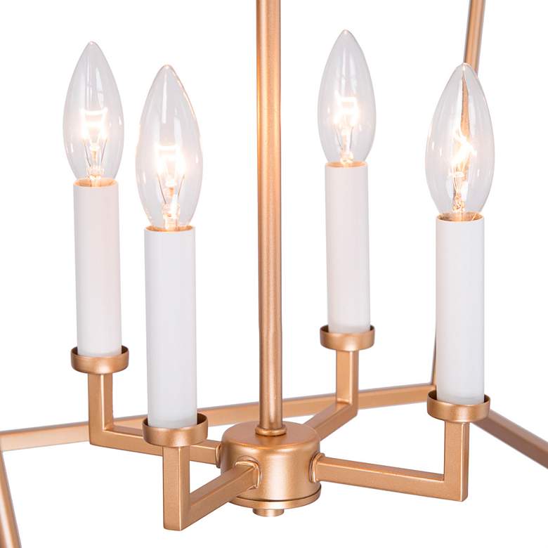 Image 2 Jonas 17 1/2" Wide Gold 4-Light Chandelier more views