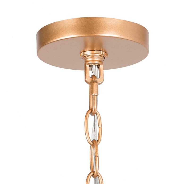 Image 5 Jonas 17 1/2 inch Wide Gold 4-Light Chandelier more views