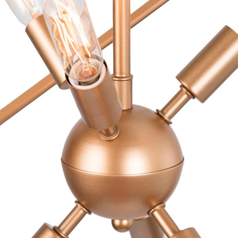 Image 2 Jonas 20" Wide Gold 6-Light Chandelier more views