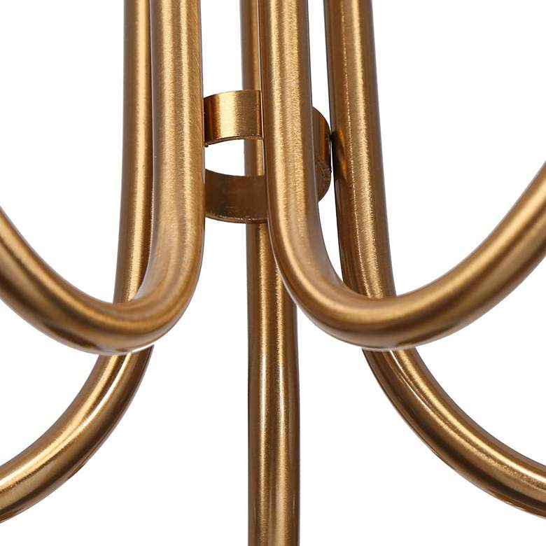 Image 3 Jonas 25" Wide Gold Black Metal 5-Light Chandelier more views