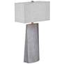 Jonas Cement Stone Triangular Column LED Table Lamp