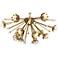 Jonathan Adler 24"W Brass Sputnik Ceiling Light