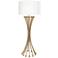 Jonathan Adler Biarritz Polished Brass Metal Floor Lamp