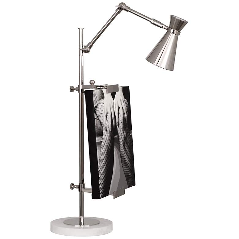 Image 1 Jonathan Adler Bristol Polished Nickel Table Lamp