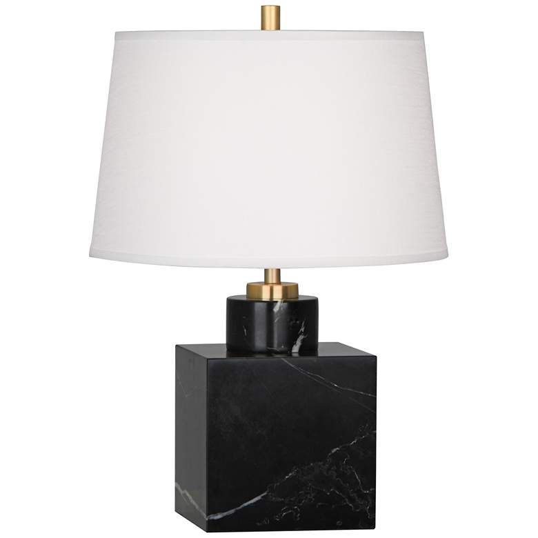 Image 1 Jonathan Adler Canaan Marble and White Shade Table Lamp