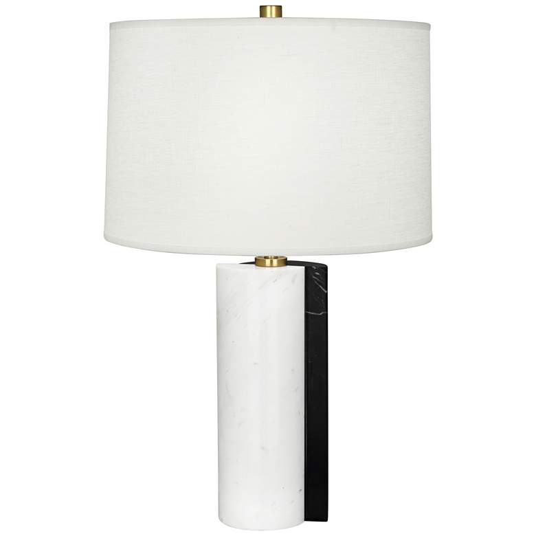 Image 1 Jonathan Adler Canaan Oyster Dual-Marble Table Lamp
