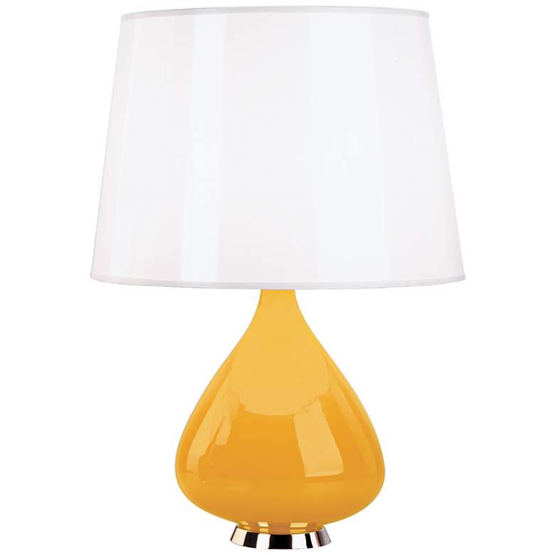 Image 1 Jonathan Adler Capri Gourd Yellow Cased Glass Table Lamp