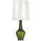 Jonathan Adler Capri Tall Green Glass Table Lamp