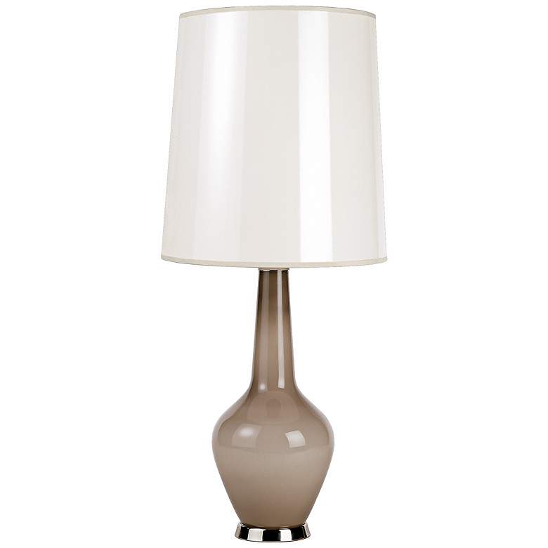 Image 1 Jonathan Adler Capri Tall Grey Glass Table Lamp