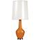 Jonathan Adler Capri Tall Orange Glass Table Lamp