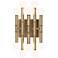 Jonathan Adler Meurice 12" High Modern Brass Wall Sconce