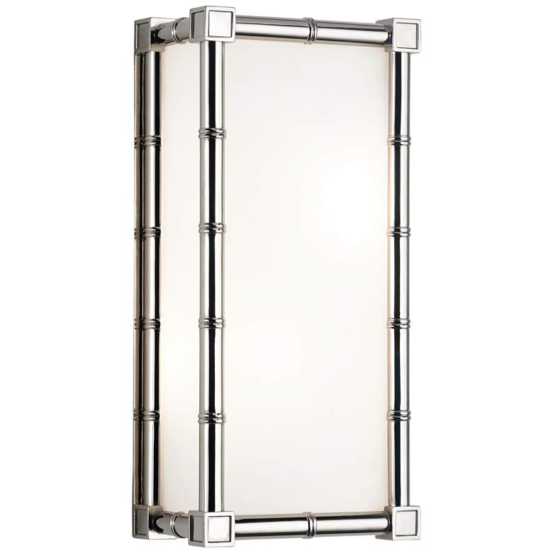 Image 1 Jonathan Adler Meurice 13 1/2" High Nickel Wall Sconce