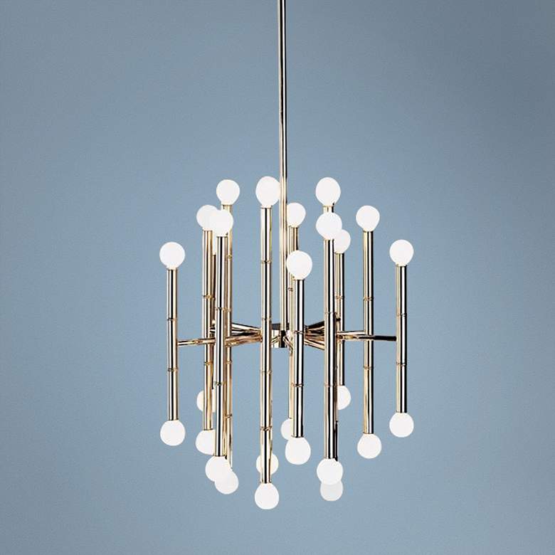 Image 1 Jonathan Adler Meurice Collection 30-Light Nickel Chandelier