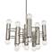 Jonathan Adler Milano 23 1/2"W Polished Nickel 17-Light Pendant Light