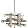 Jonathan Adler Milano 30 1/2"W Polished Nickel 8-Light Pendant Light