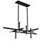 Jonathan Adler Milano 48"W Patina Bronze 16-Light Linear Chandelier