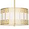 Jonathan Adler Mykonos 18" Wide Modern Brass Pendant Light