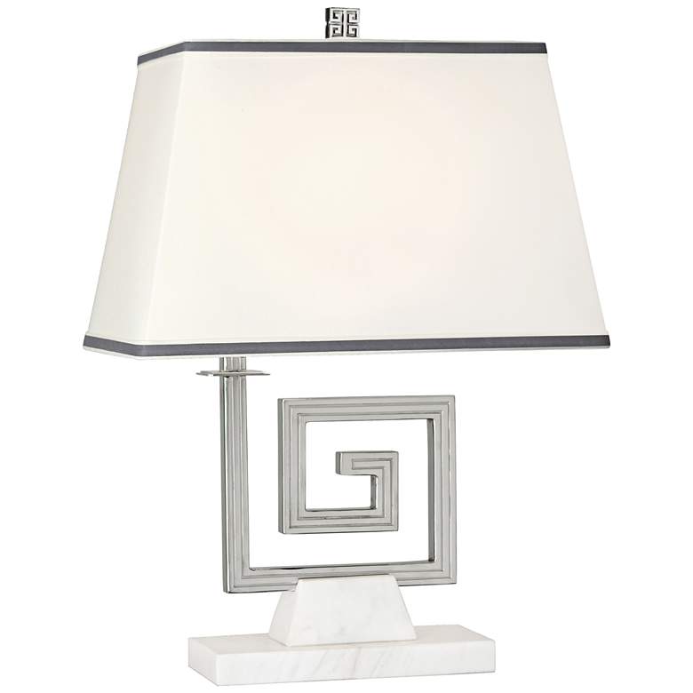 Image 1 Jonathan Adler Mykonos Polished Nickel Accent Table Lamp
