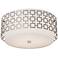 Jonathan Adler Parker 15 1/4" Wide Nickel Ceiling Light